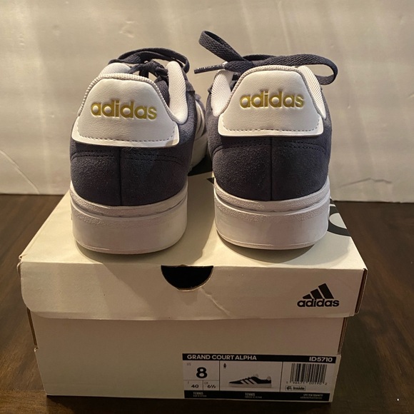 Adidas Grand Court Alpha Blue Casual Sneakers - Picture 7 of 10